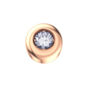 Charm Donna Oro Donna Elements in Oro rosa Diamante DCHF9287.002 - DCHF9287.002